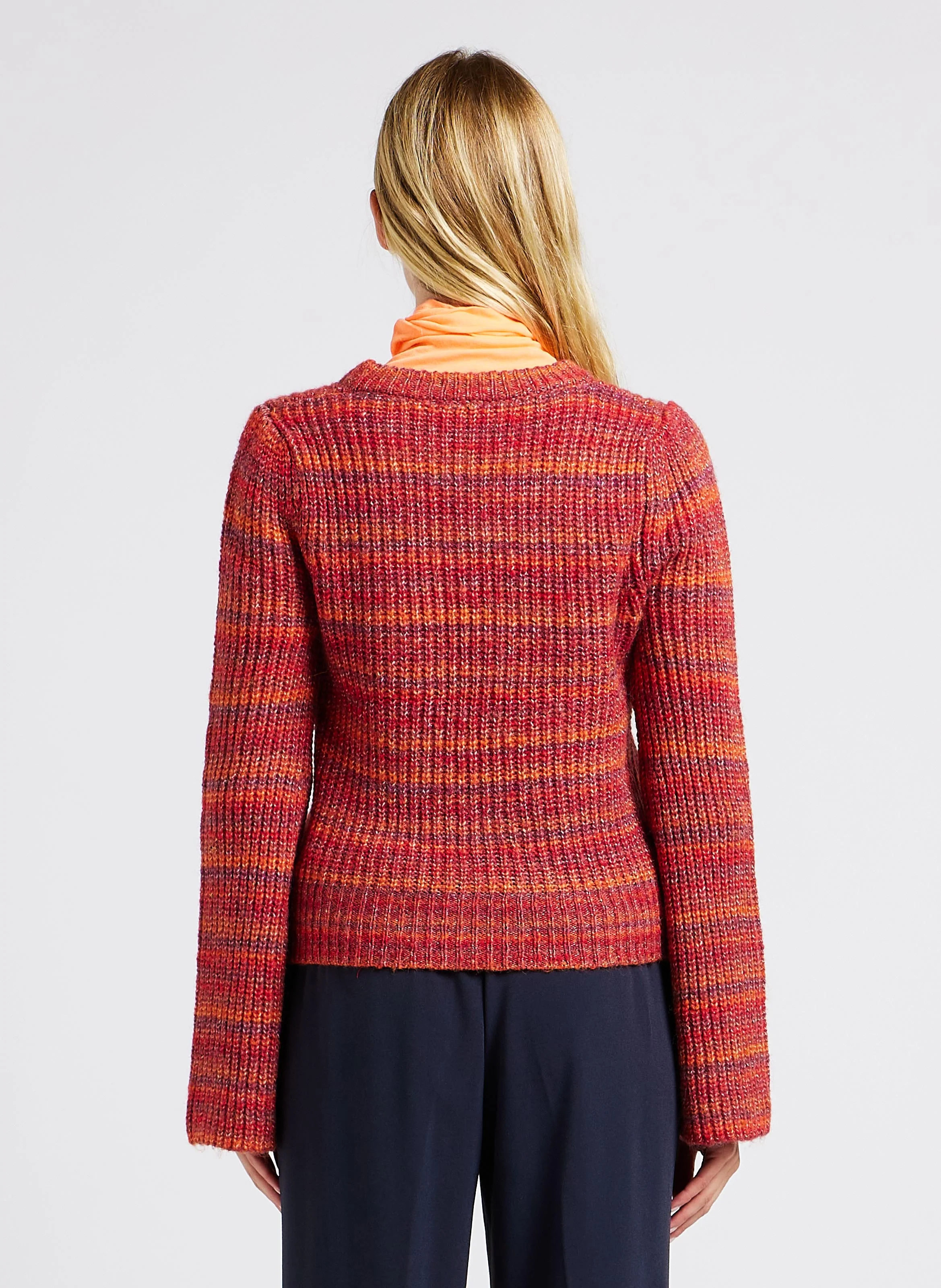 LOVEGOOD - Pull col rond en maille | Doré
