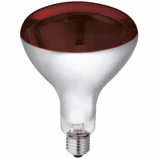 Lampe chauffante à infrarouge en verre trempé 250 W
