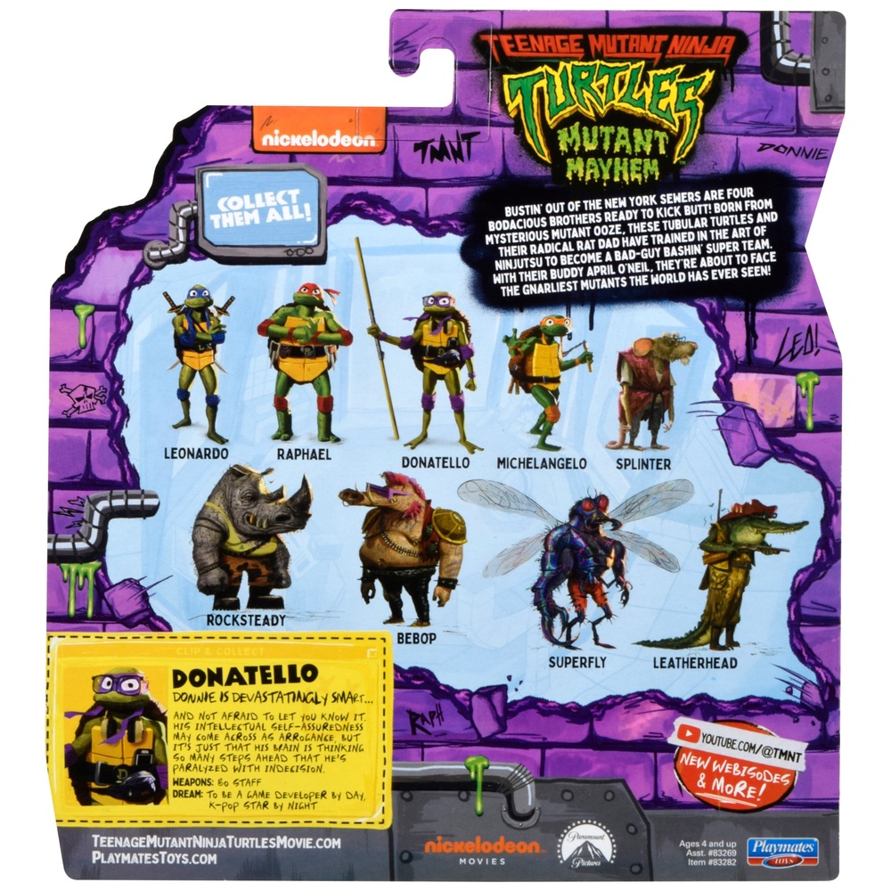 Teenage Mutant Ninja Turtles Film-Basisfigur - Donatello