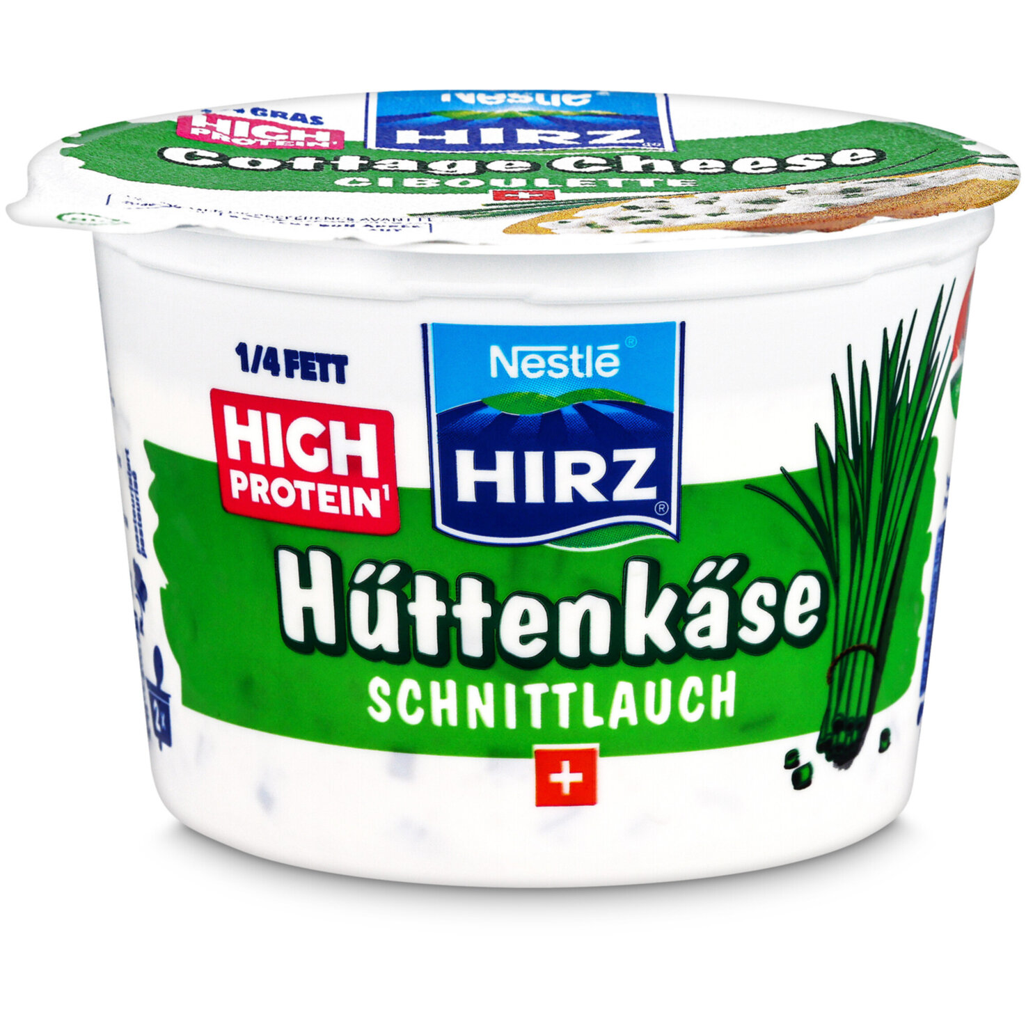 Hirz Hüttenkäse Schnittlauch 1/4 Fett
