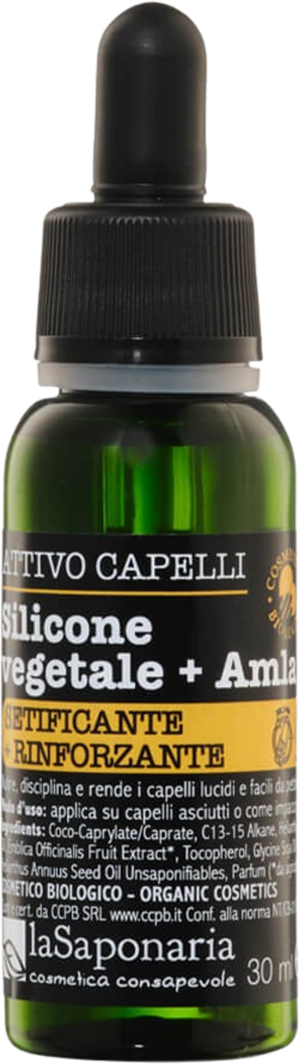 La Saponaria  Attivo Capelli Pflanzliches Silikon + Amla, 30 ml