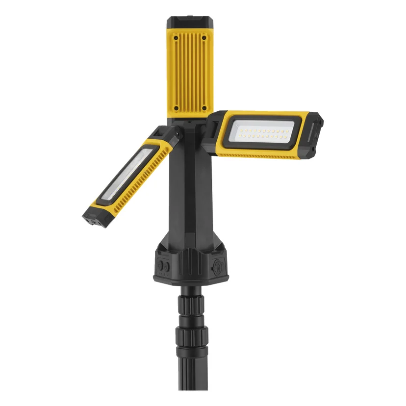 Oppladbar arbeidslampe med stativ LED 3000 lm 30 W IPX4