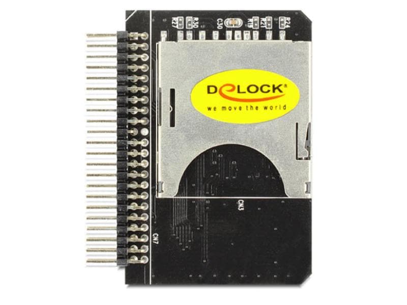 Delock Konverter 91664 IDE 44-Pin - SD-Karte SD-Card-zu-IDE-44-Pin-Konverter