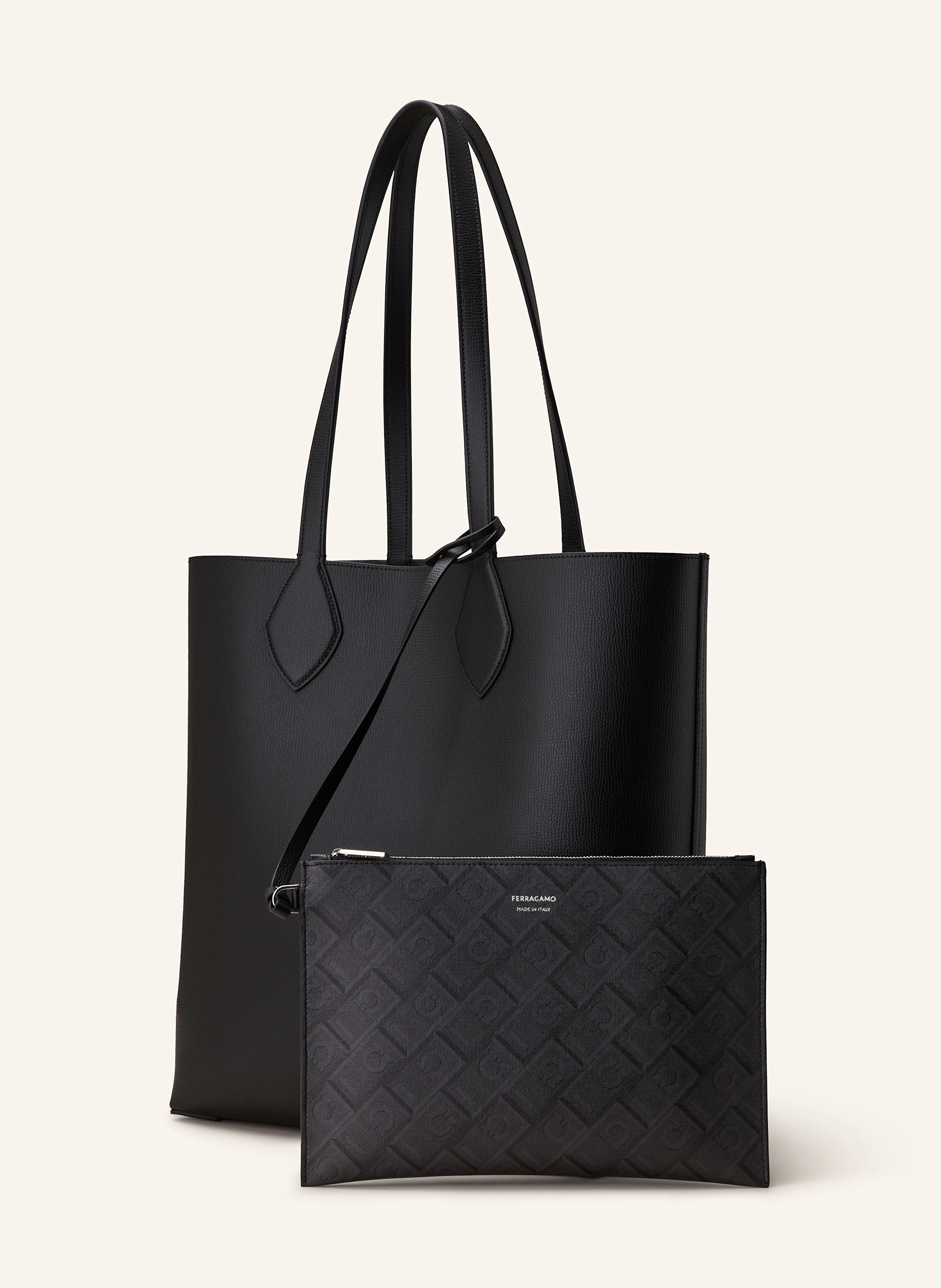 FERRAGAMO Shopper zum Wenden mit Pouch