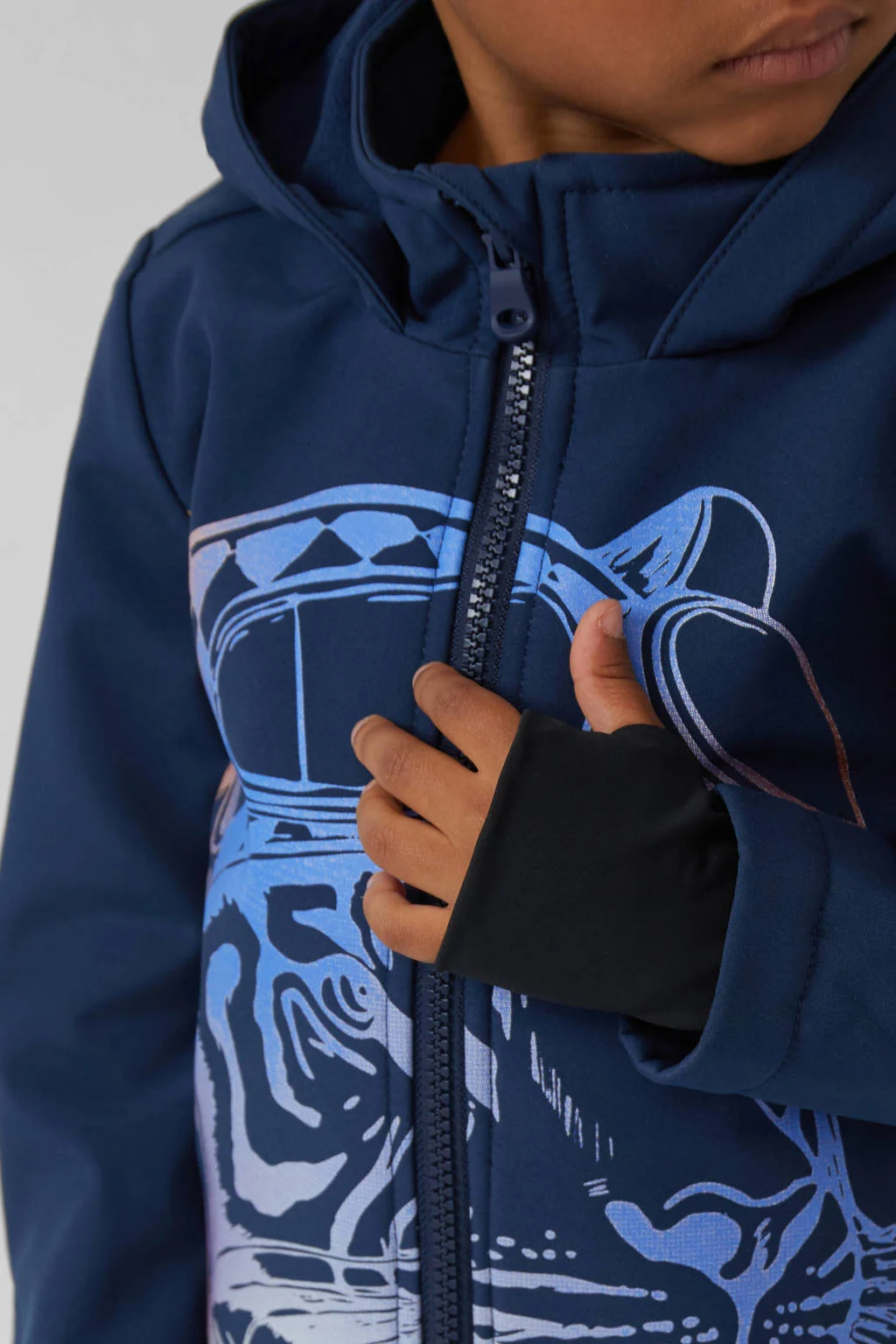 s.Oliver softshell jas herfst donkerblauw
