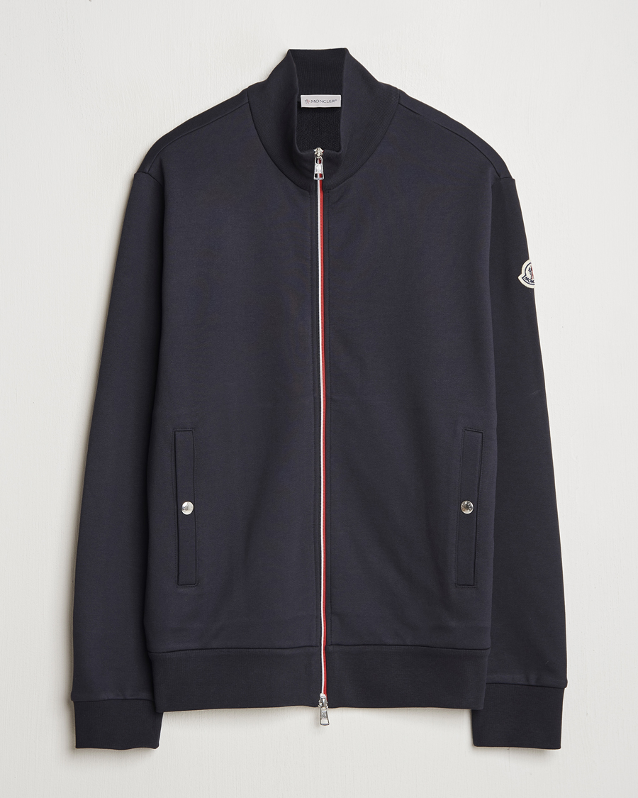 Moncler Full Zip Cardigan Navy