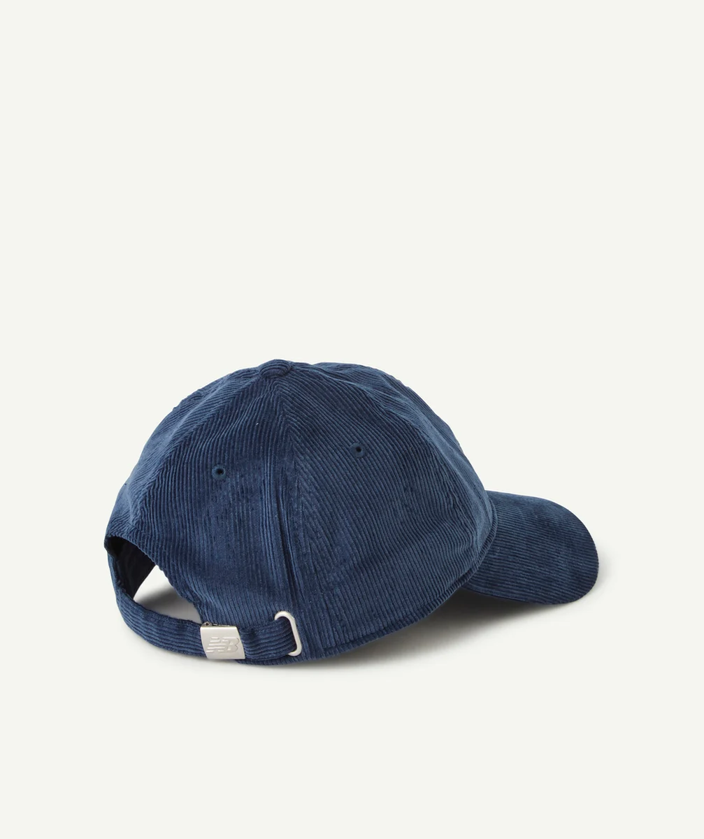 NEW BALANCECASQUETTE EN VELOURS CÔTELÉ BLEU MARINE