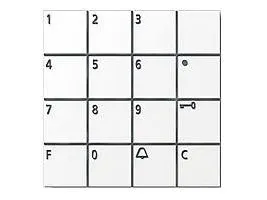 Siedle COM 611-02 W, Keypad, Hvid, Siedle, 140 mA, 99 mm, 27 mm
