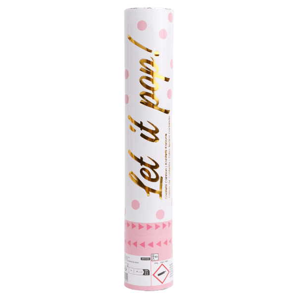 Roze Confetti Kanon 28cm