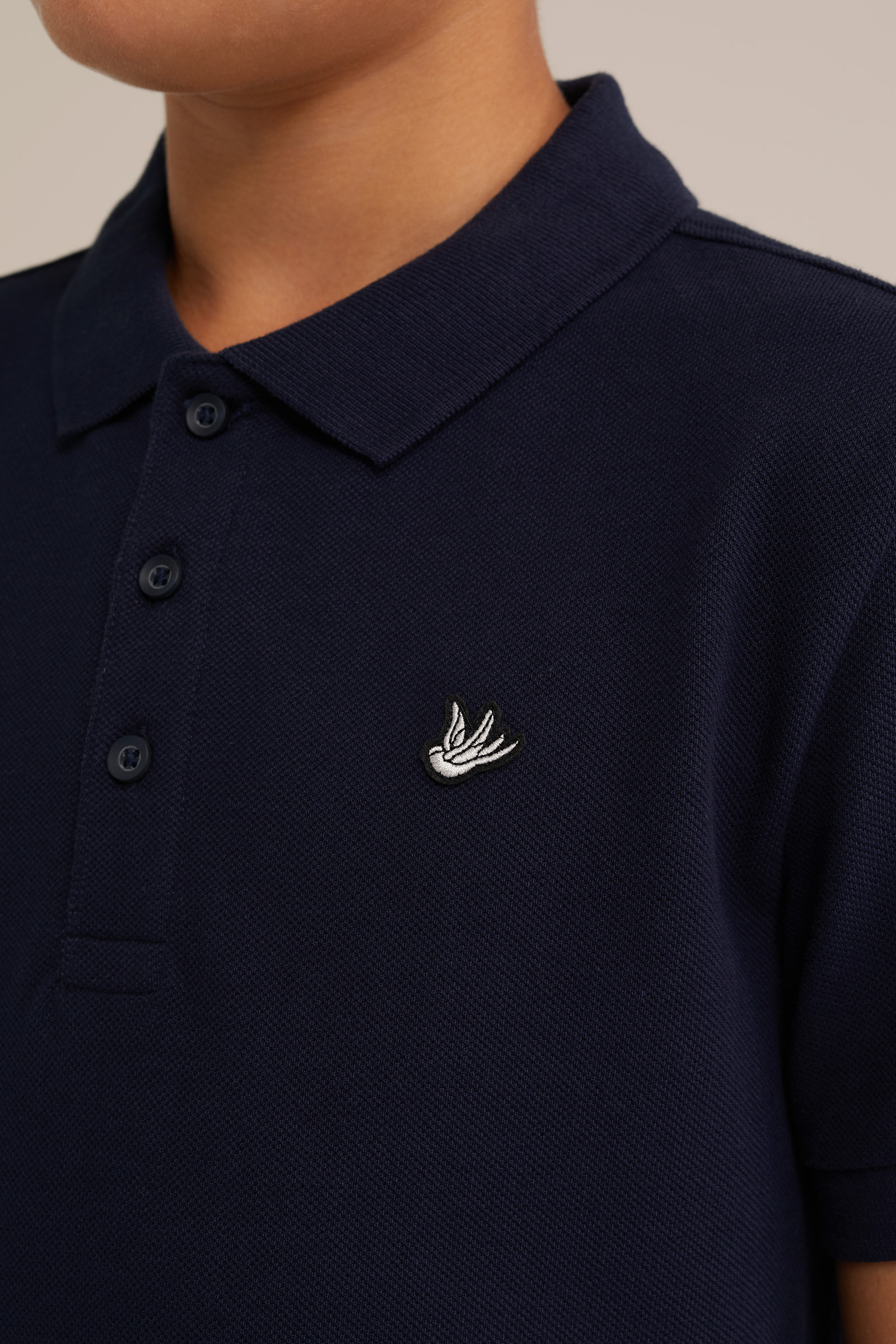 Jongens polo WE Fashion Donkerblauw