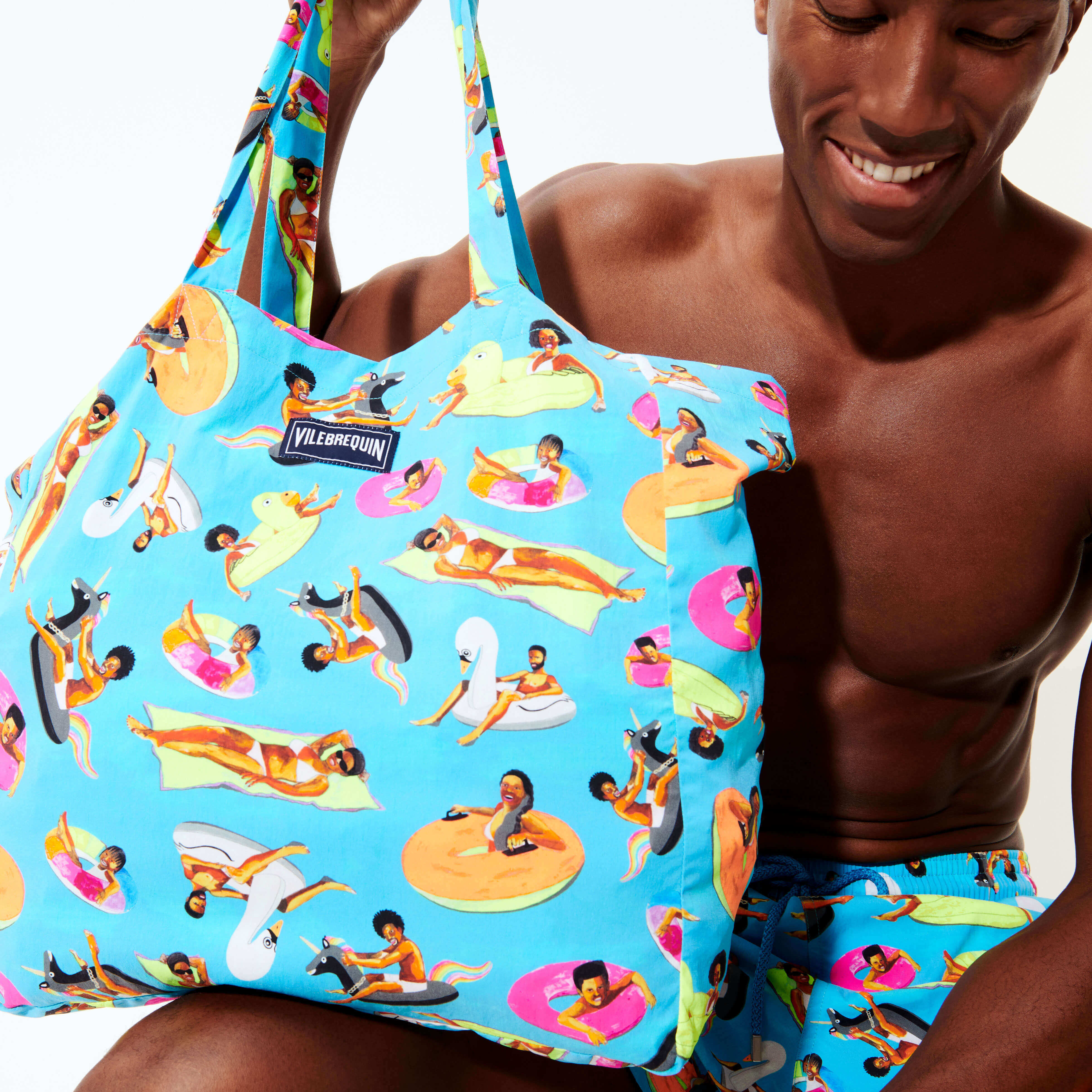 Tote Bag Vilebrequin x Derrick Adams | Site Vilebrequin | BLDZ1F92