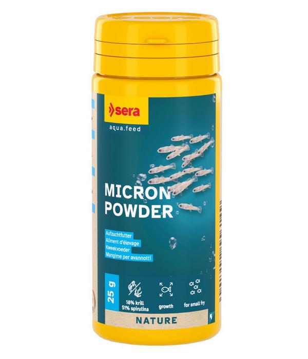 sera Fischfutter Micron Powder, 50 ml