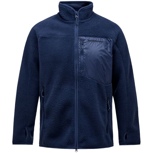 Veste polaire PEAK PERFORMANCE M PILE ZIP JACKET BLUE SHADOW