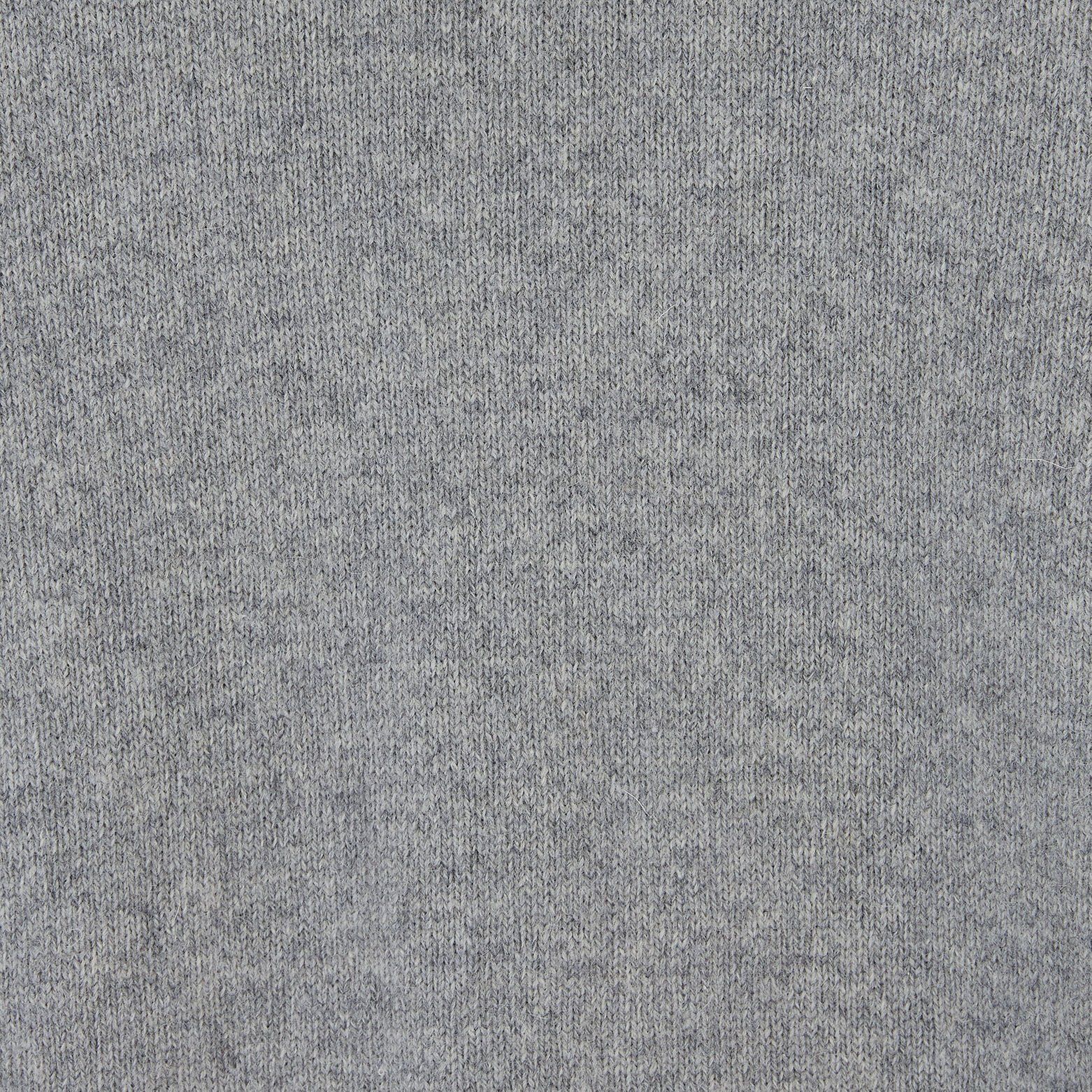 Pull col roulé en laine Gris moyen