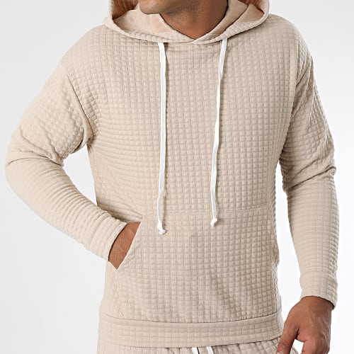 Ensemble Sweat Capuche Et Pantalon Jogging 1070521 Beige