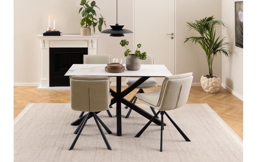 Stuhl Flynn Beige<br>Esszimmerstuhl