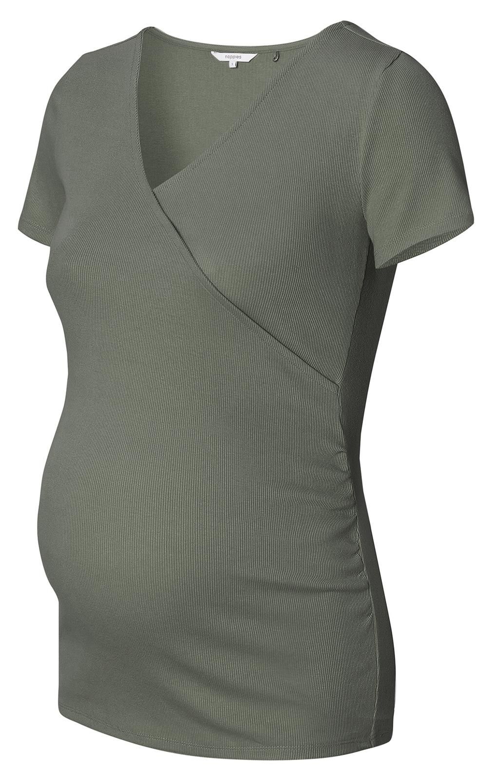 Noppies Maternity Voedings t-shirt Sanson - Olive