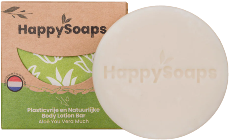 HappySoaps Body Lotion Bar Aloë You Vera Much 65gr