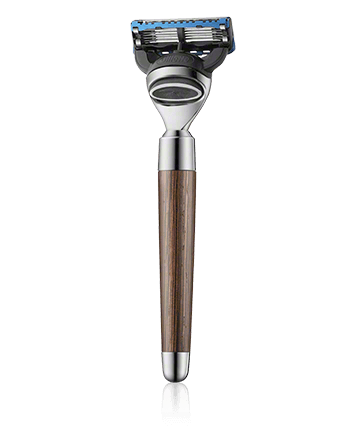 Mondial 1908 Shaving Razor Sphaera, Wengeholz, Gillette Fusion 1-Stück