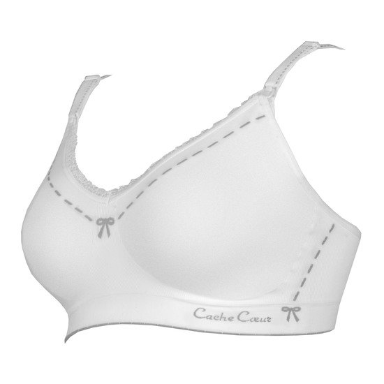 Brassière de grossesse et d'allaitement Illusion   Ivoire        S   de               Cache Coeur