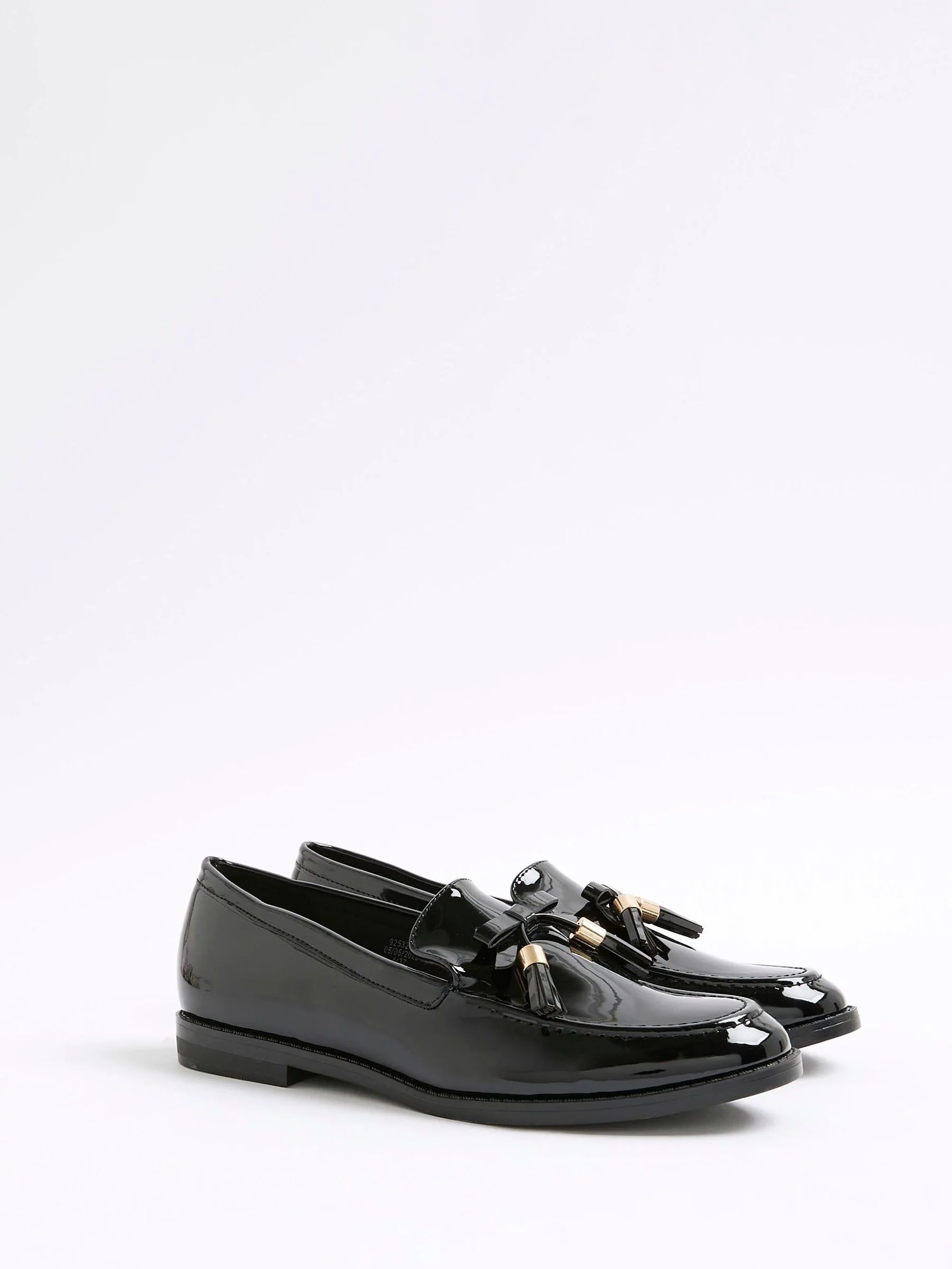 River Island Patent Tassel Loafers