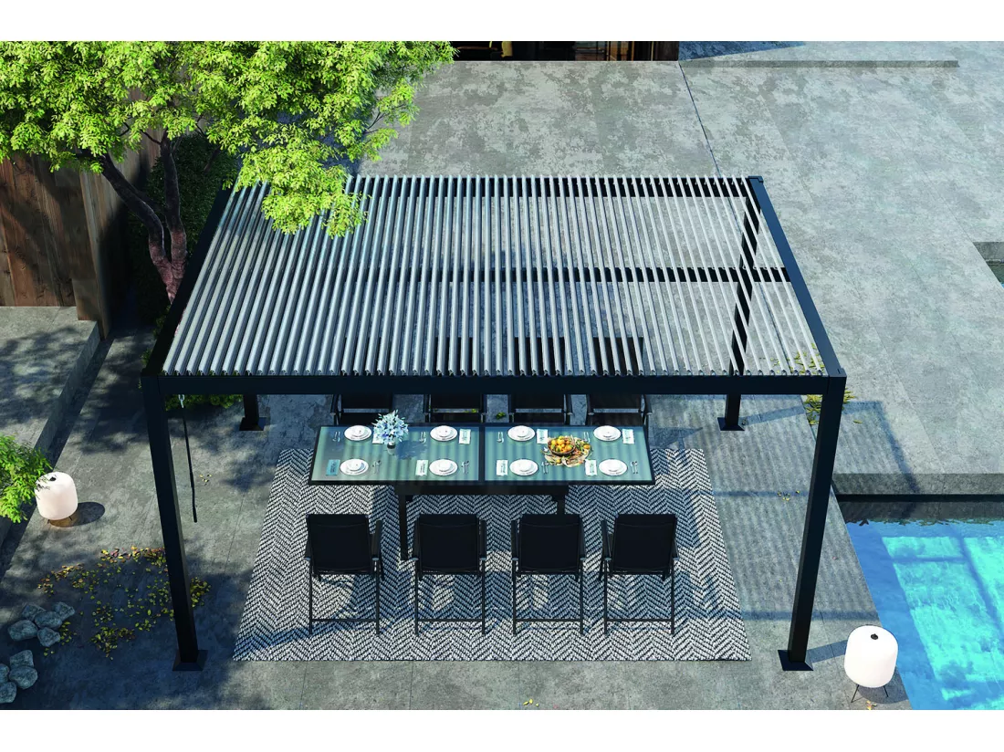 Pergola bioclimatique 3x4 m MILOS