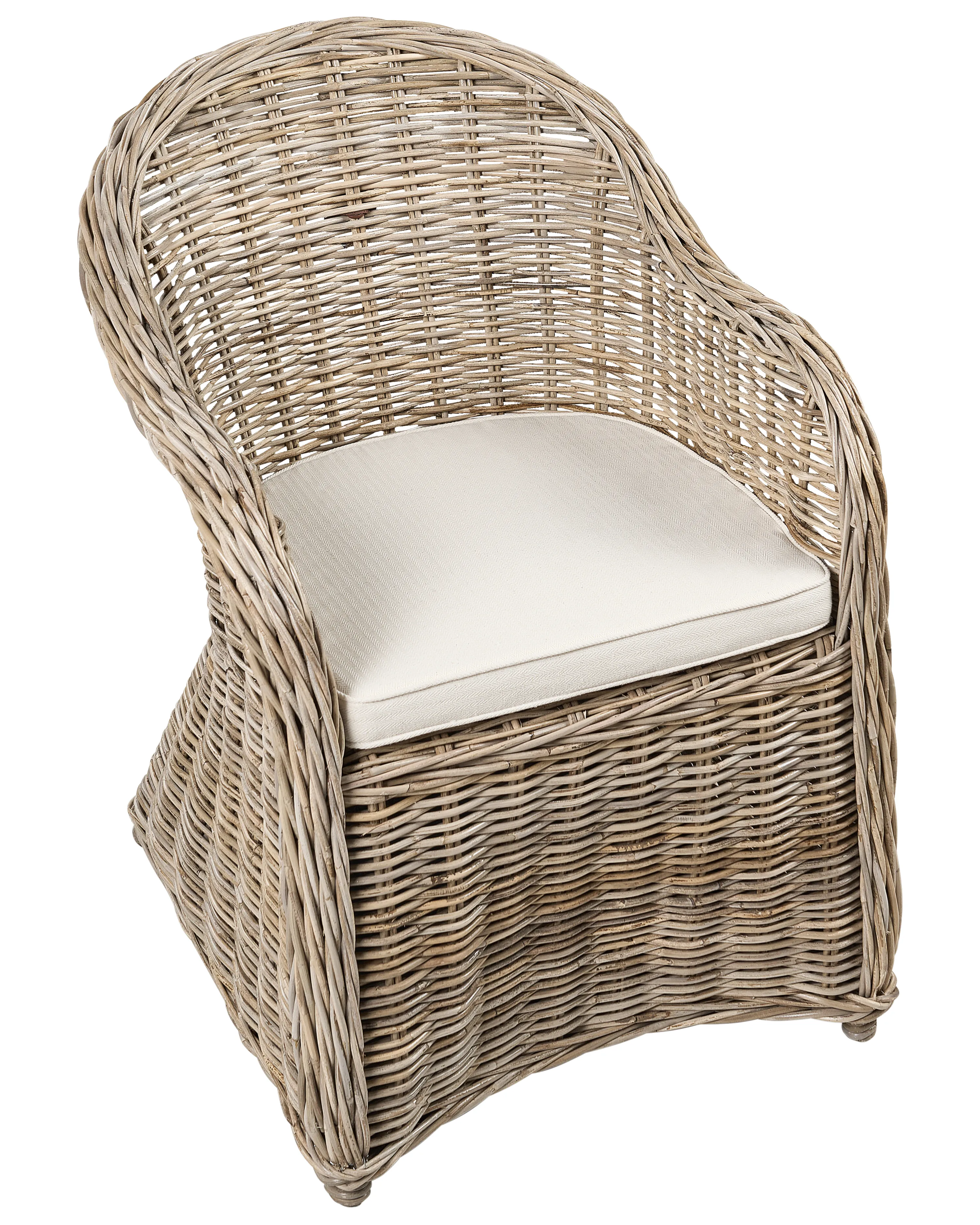 Tuinstoel set van 2 rotan naturel SUSUA II