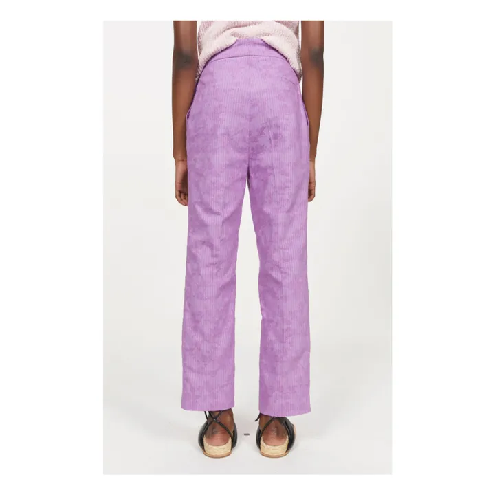 Rodebjer Pantalon Droit Miso  | Pourpre