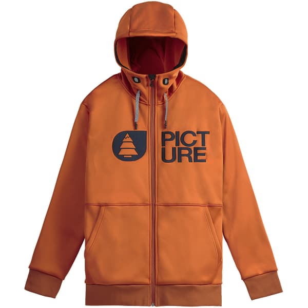 Veste polaire snowboard PICTURE PARK ZIP TECH HOODIE AUTUMN MAPLE