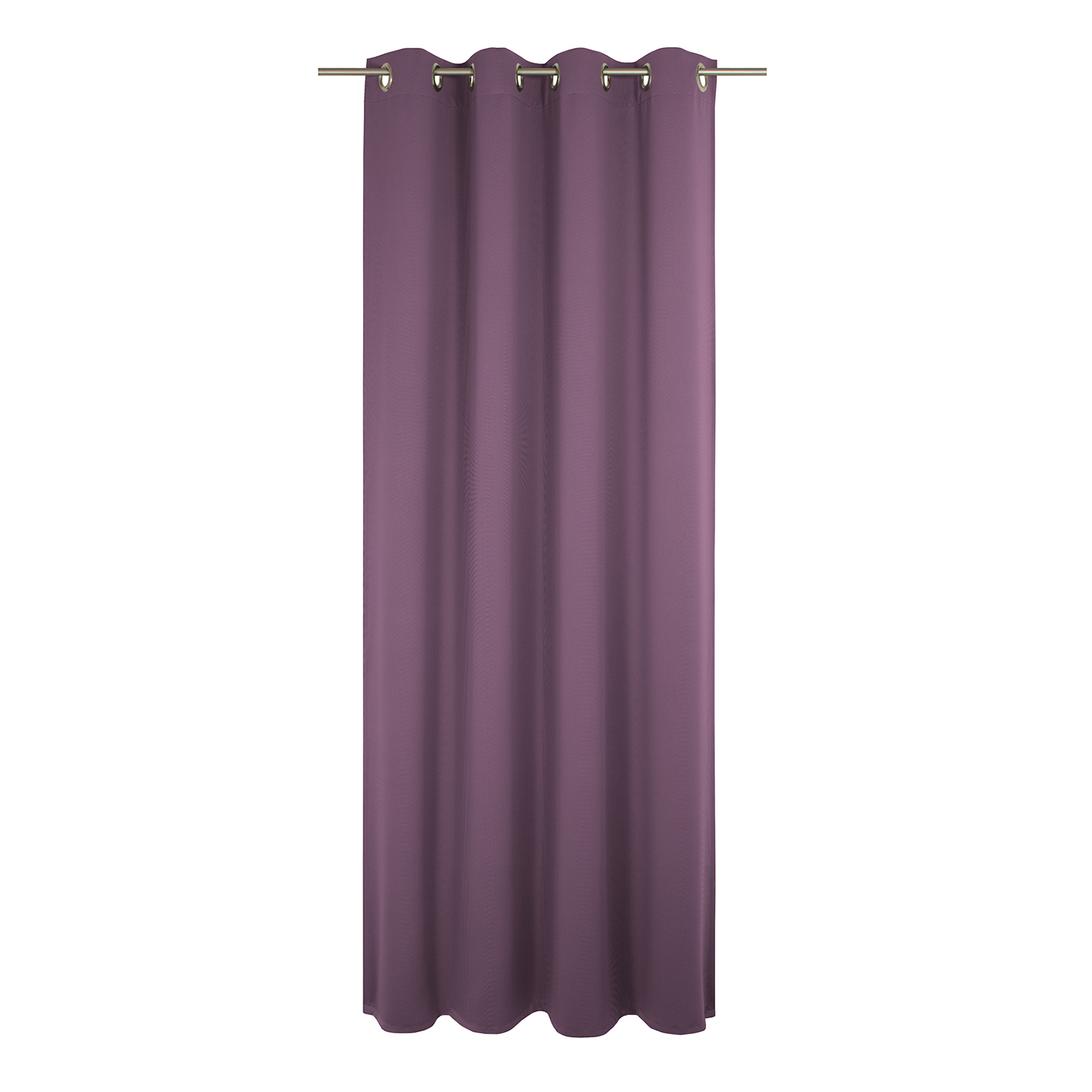 Einzelschal mit Ösen UNI COLLECTION LIGHT - lila - 145x145 cm