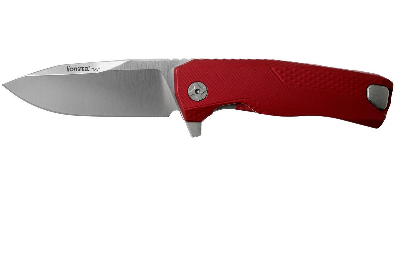 LionSteel ROK Satin Red Aluminium ROK A RS zakmes