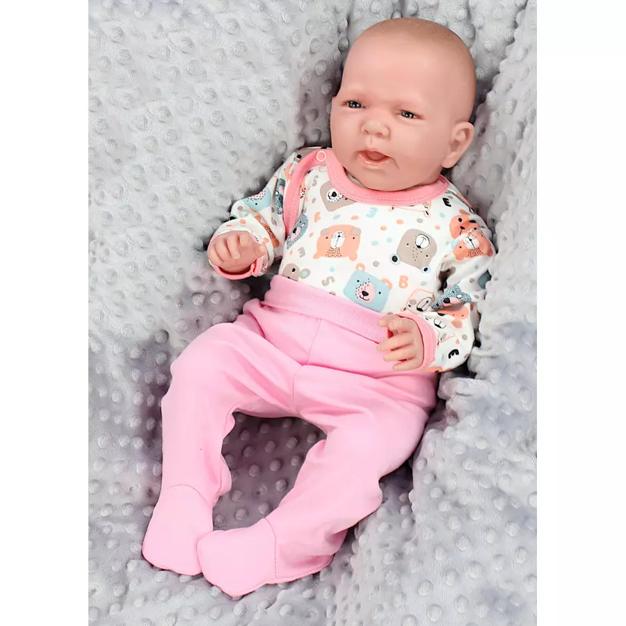 TupTam Baby Langarm Wickelbody im 5er Set koralle