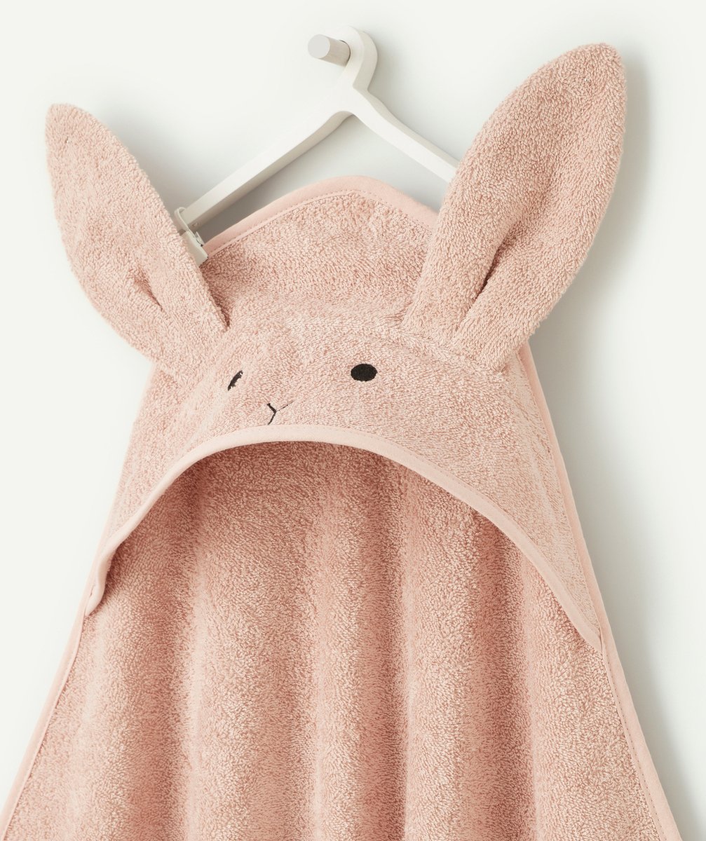 LIEWOODCAPE DE BAIN ENFANT EN COTON BIOLOGIQUE AUGUSTA LAPIN ROSE