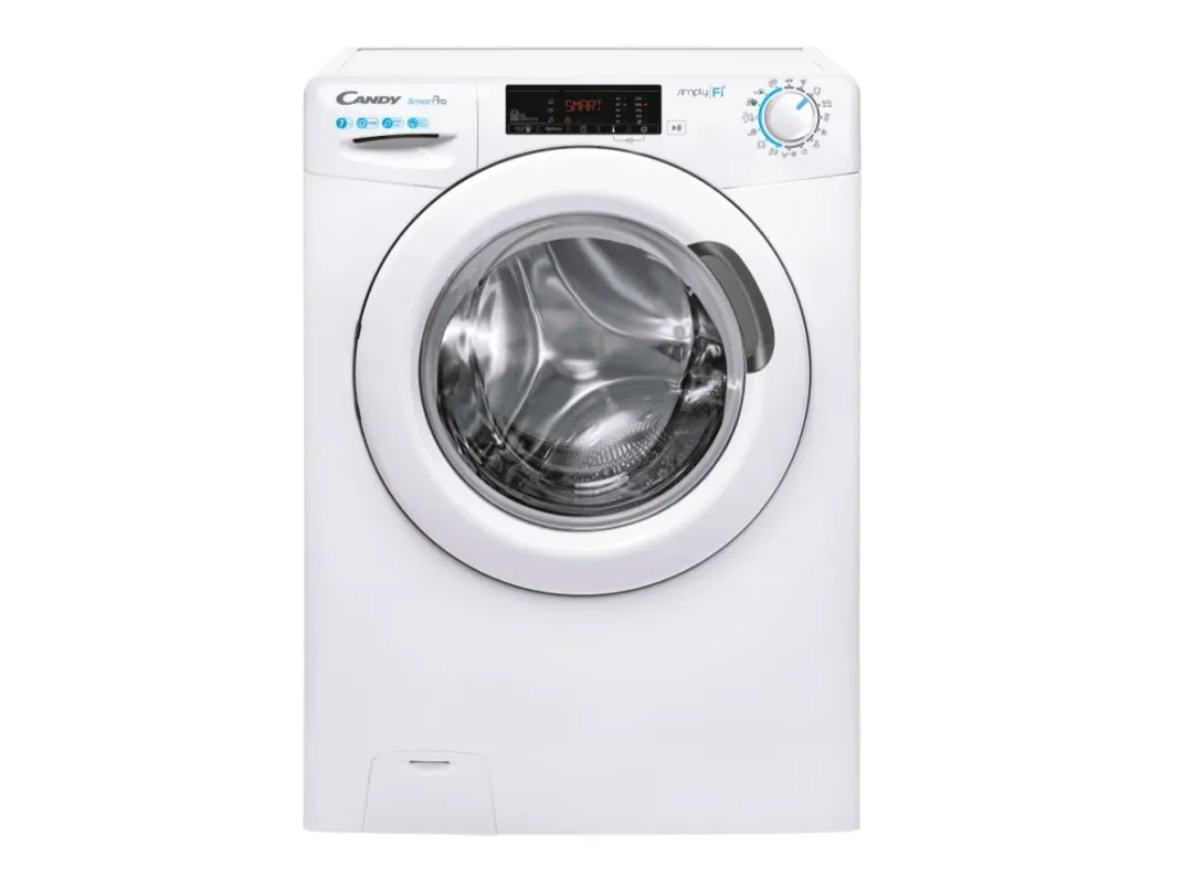 Candy SMART Pro CSO4 1275TE/2-S - Vaskemaskine - Wi-Fi - bredde: 60 cm - dybde: 43 cm - højde: 85 cm - frontbetjening - 48 liter - 7 kg - 1151 rpm - hvid