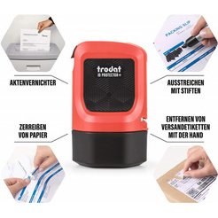 Tampon protection des données ID Protector Trodat rouge