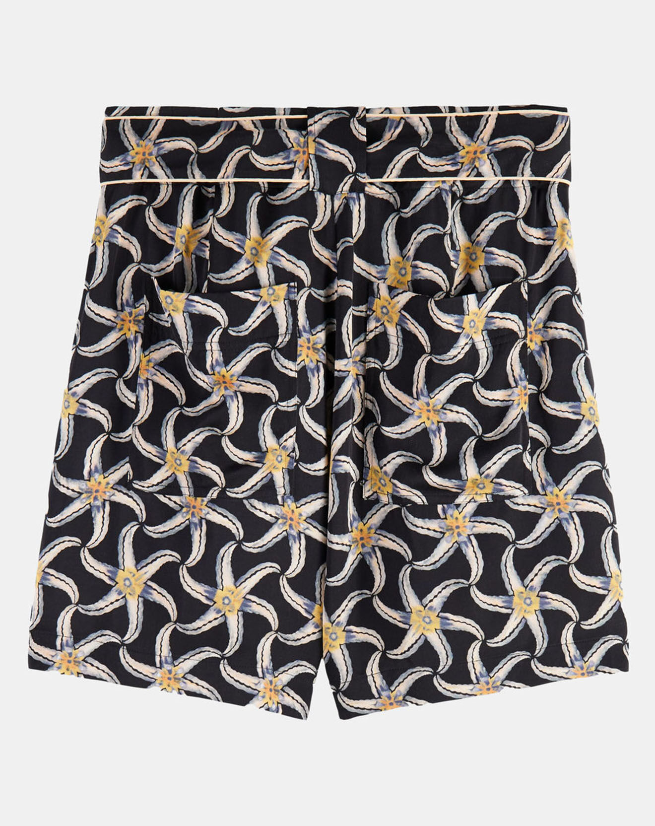 Scotch & Soda Short print étoile de mer noir