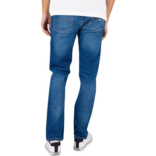 Tommy Jeans - Vaqueros Rectos Rectos Ryan Azul