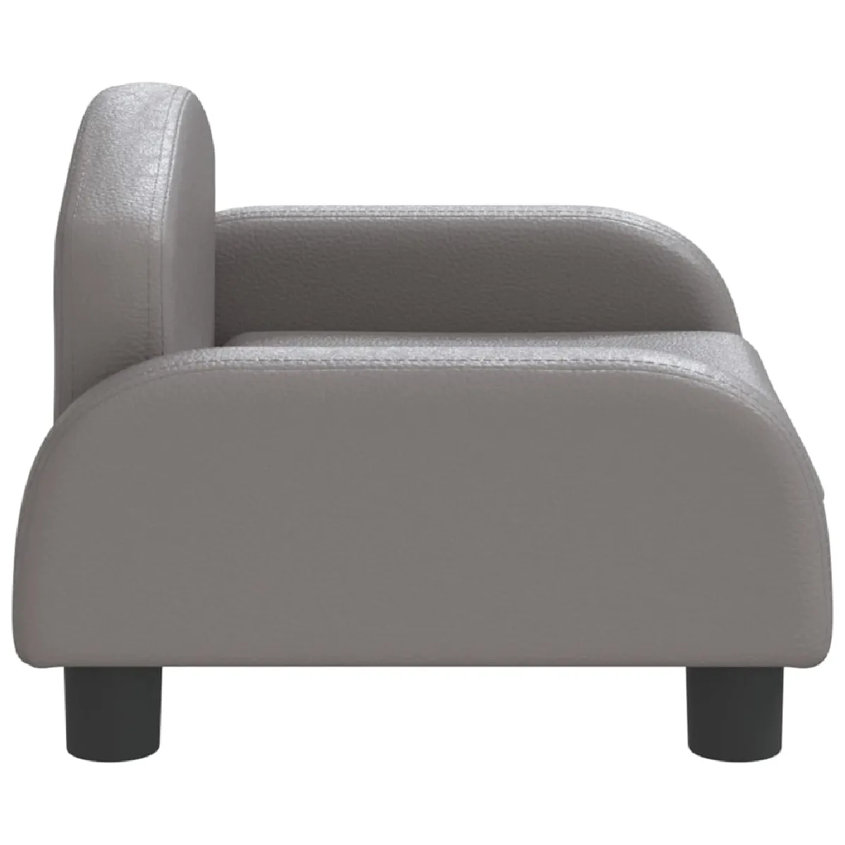 vidaXL Canapé Enfant Gris
