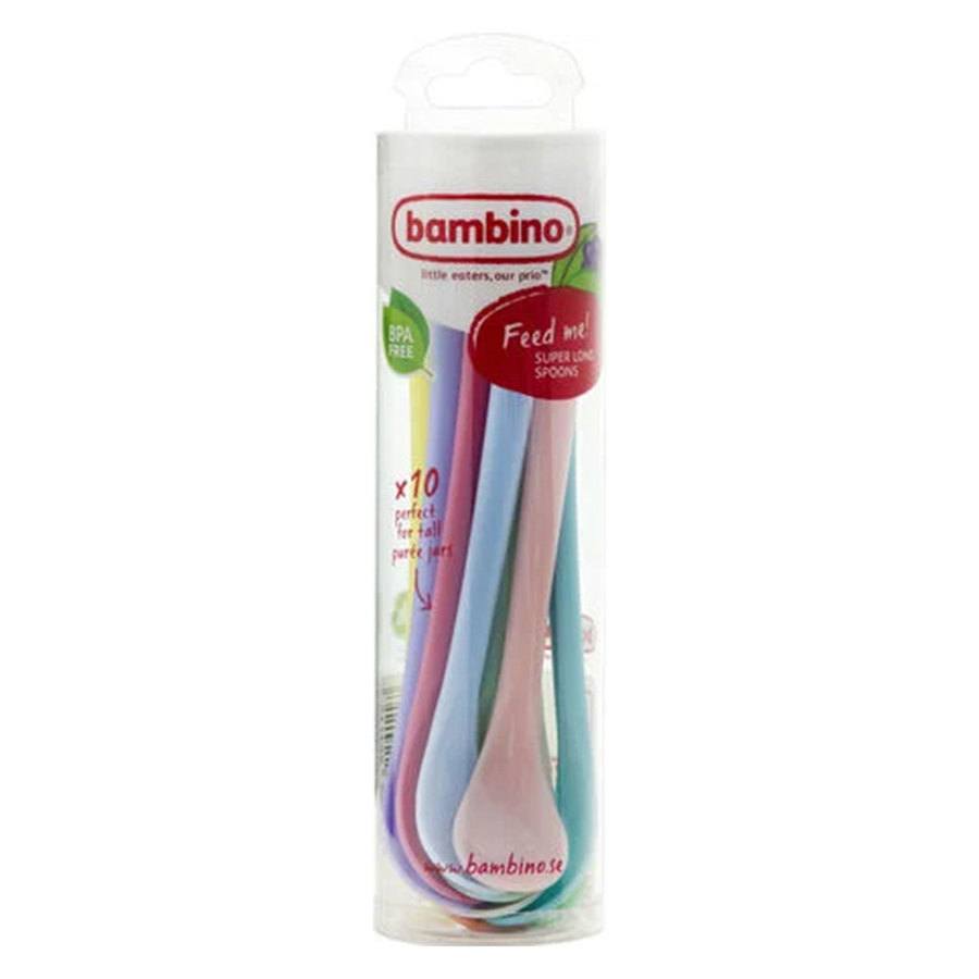 Bambino Feed Me Super Long Spoons 10pcs