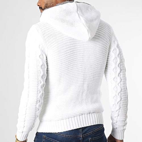 Gilet Capuche 3002 Blanc