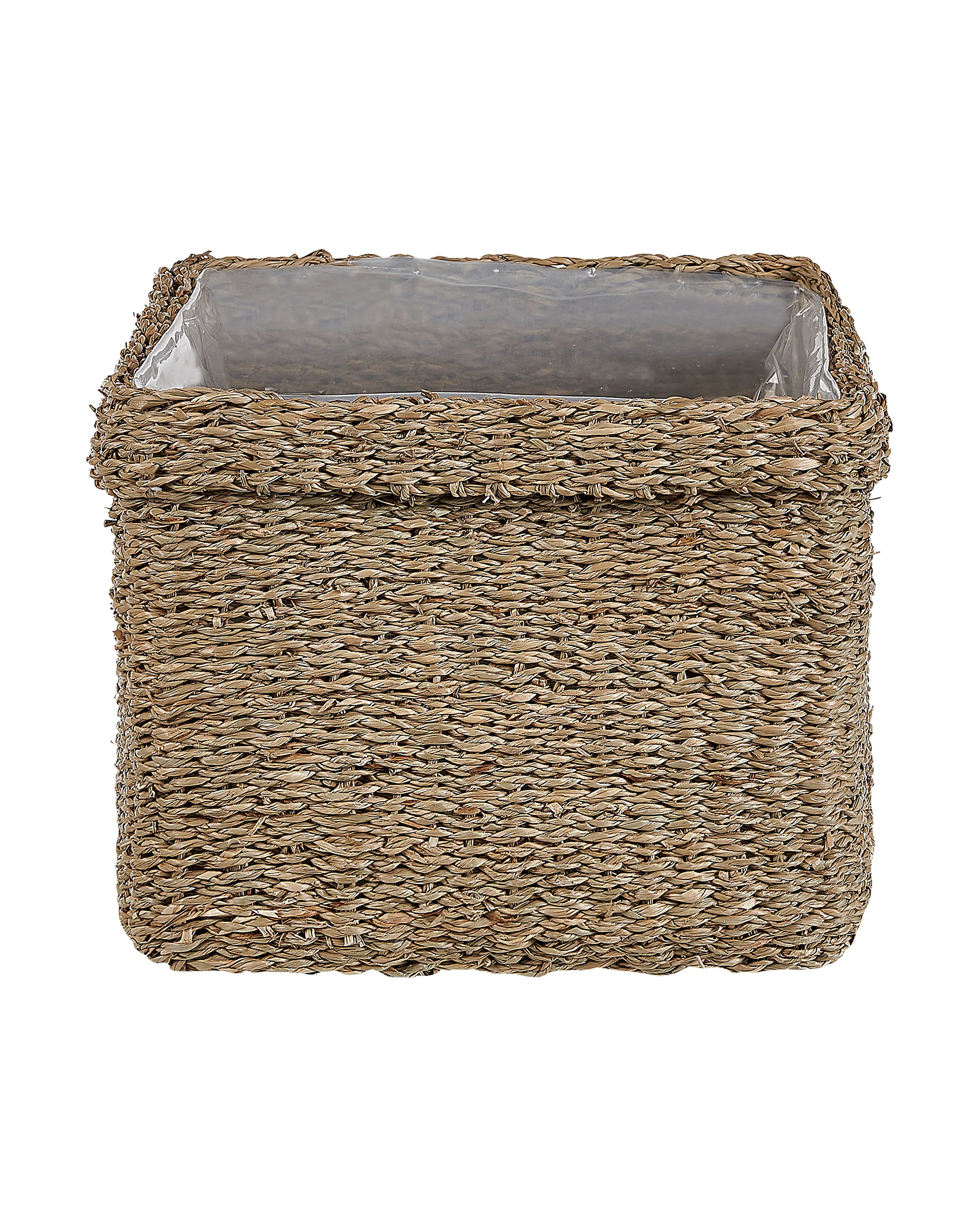 Set van 3 bloempotten RIVULINE Zeegras 23/27/30 cm Natuurlijk