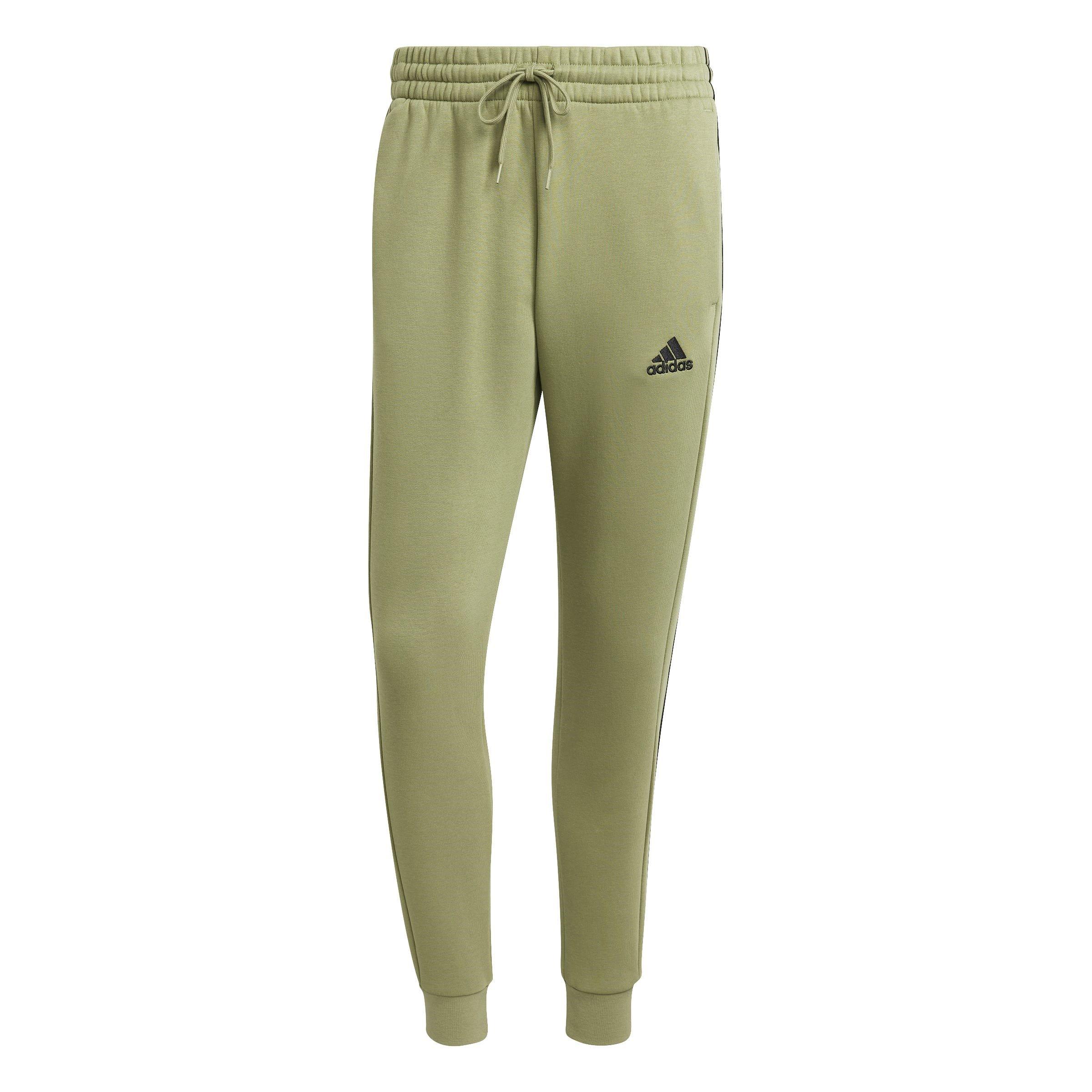 adidas Essentials Fleece Tapered Cuff 3-Stripes Joggers