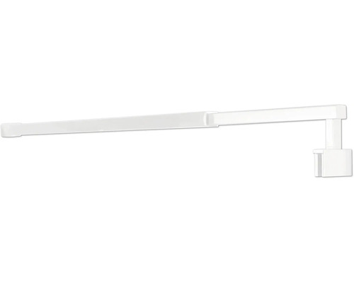 form&style MODENA vierkante stabilisatiestang, uitschuifbaar van 730 tot 1200 mm, mat wit