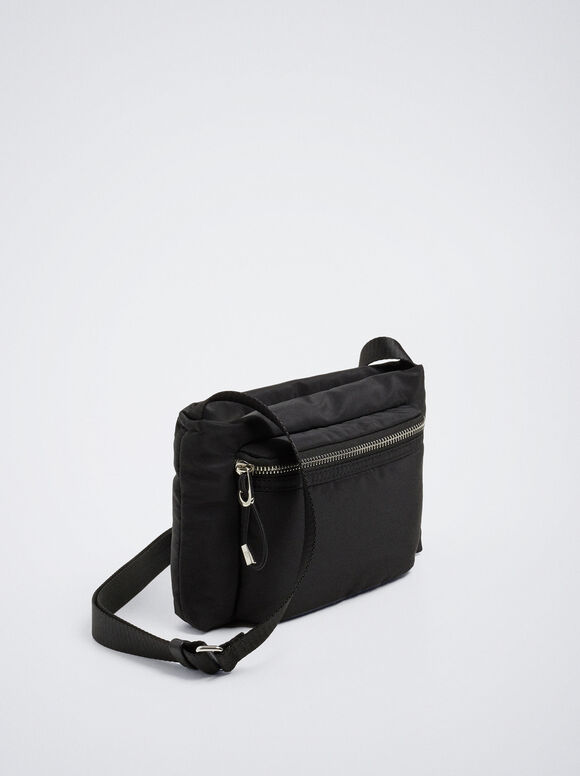 Bolsa Bandolera De Nylon - Preto