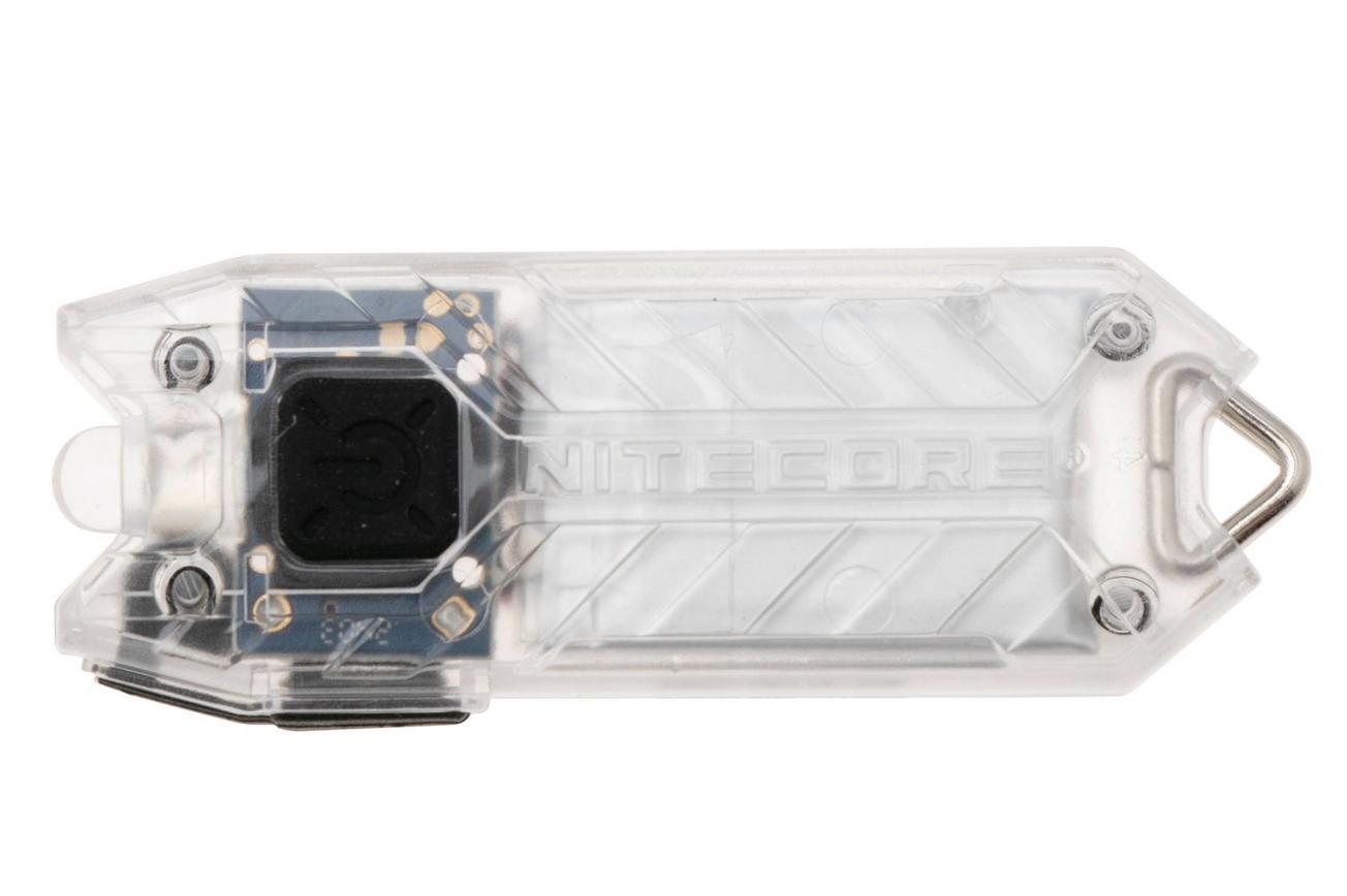 NiteCore Tube V2.0 Transparent, oplaadbare LED-sleutelhangerzaklamp