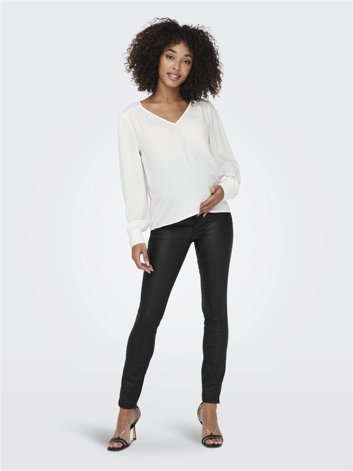 OLMKENDELL Mittlere Taille Skinny Fit Jeans Black