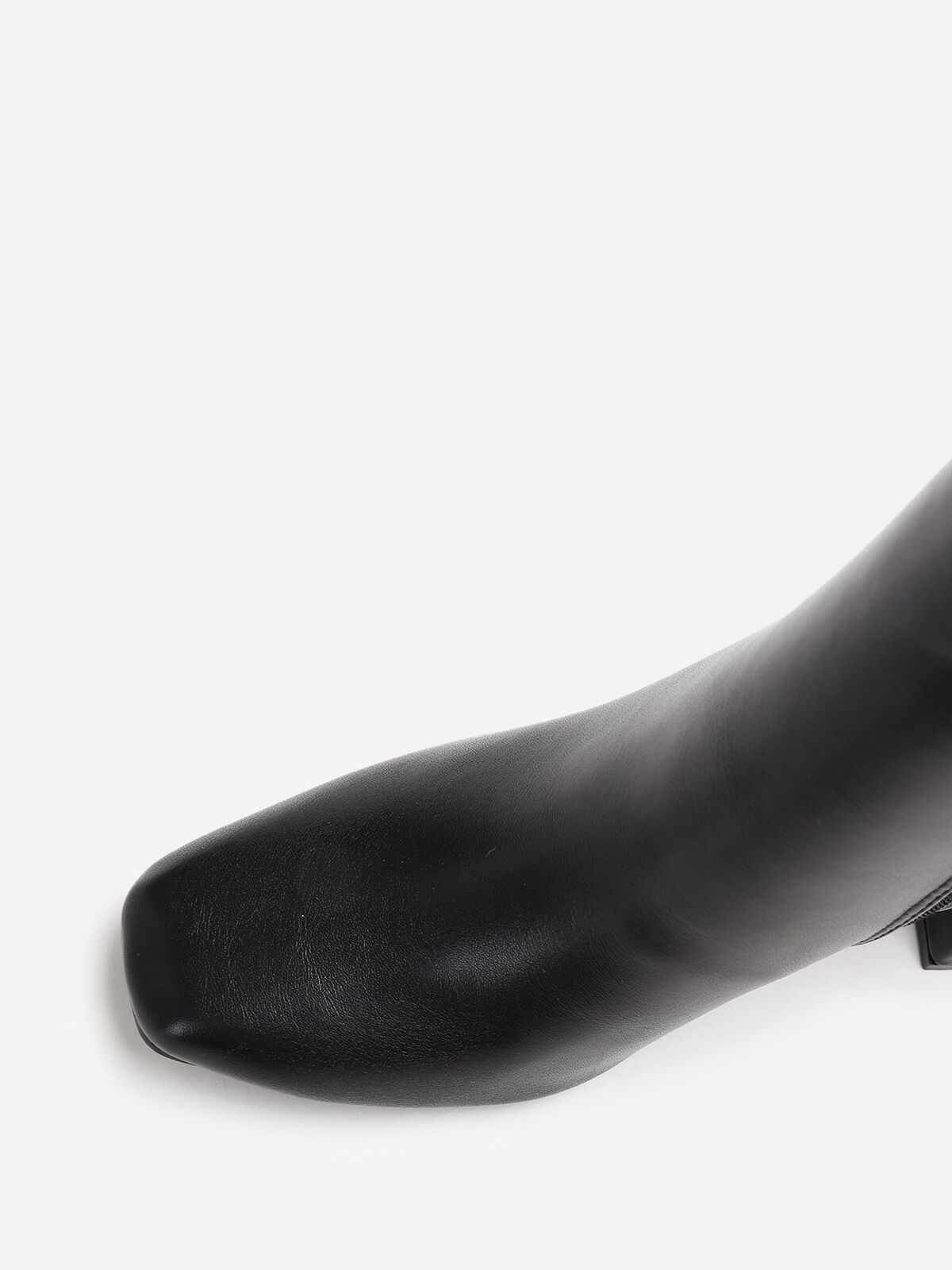Bottines Chelsea à bout carré- Noir