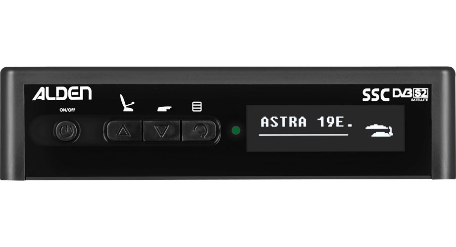 Alden AS2 60 HD Platinium vollautomatische Sat-Anlage inkl S.S.C. HD-Steuermodul und Ultrawide LED TV 22