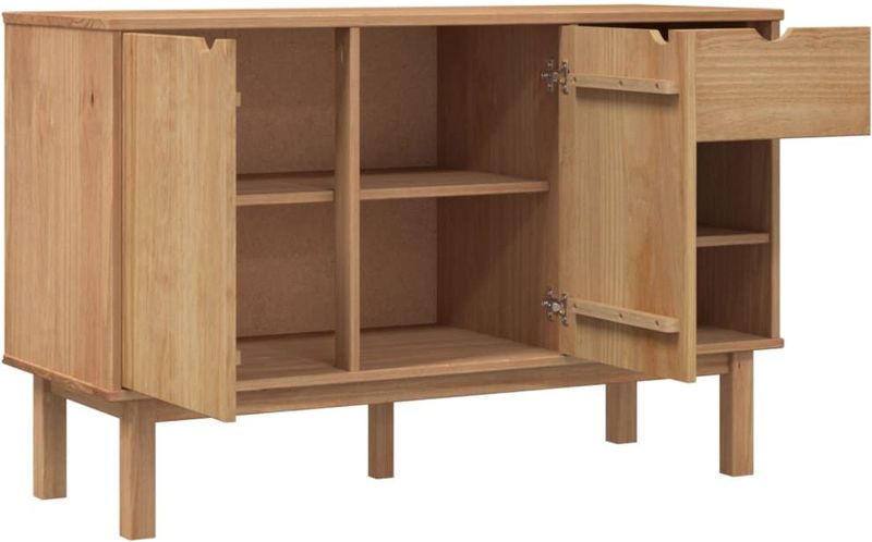 vidaXL - OTTA - Dressoir - Massief Grenenhout - Scandinavisch Design