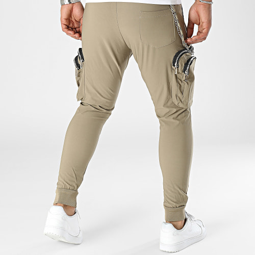 Pantalon Cargo Beige